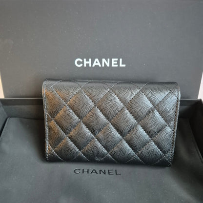 [CHANEL] 中号翻盖钱包